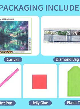 Wall Diamond Art Painting Kits Embroidery Full Crystal Acces