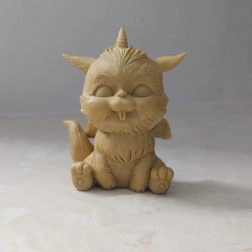 萌宠动物手办模型制作精雕油泥作品摆件泥雕泥塑定做美国油土雕刻 - 图2