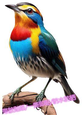 吉祥鸟喜鹊自粘防水墙贴门装饰画