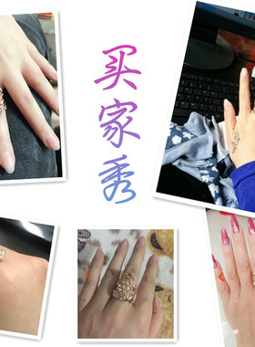 戒指女金蟾戒指招财胖mm大码食指