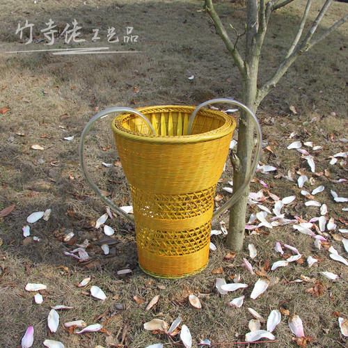 湘西精致竹编大背篓有座位背1至4岁儿童家用背筐背篼竹篓收纳特价 - 图3