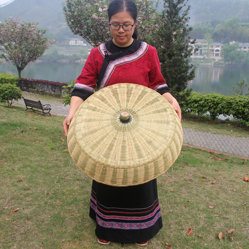 手工竹精编菜罩创意青皮大自然餐桌防尘菜罩绿色环保食物竹罩包邮,淘宝优惠券,粉丝福利购,淘宝优惠卷