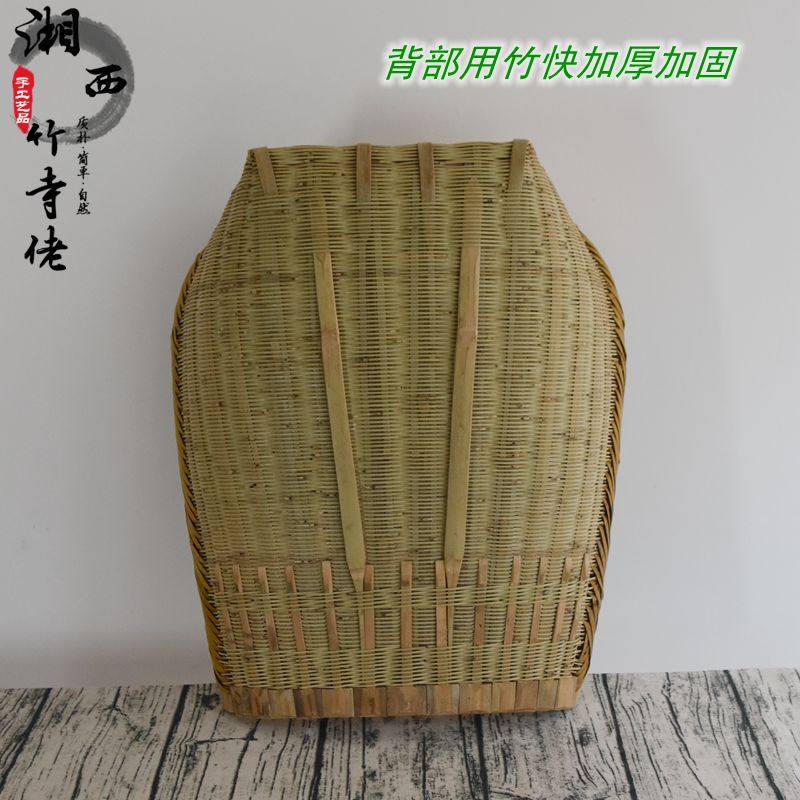 湘西传统竹编精品簸箕天然竹肖箕竹篮竹畚箕竹筐芝麻谷物粮食收纳_虎窝淘