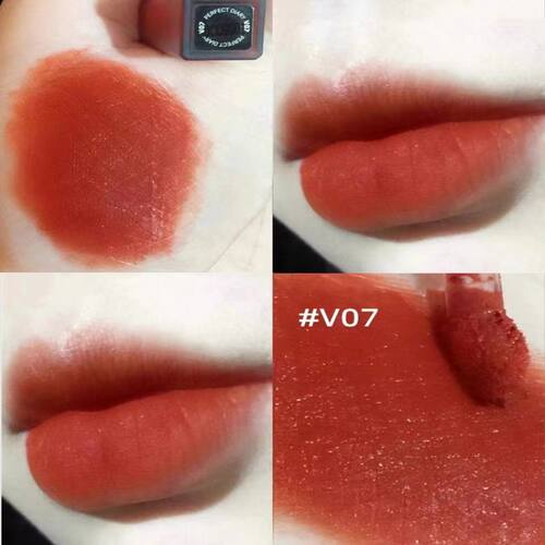 完美日记唇釉口红天鹅绒至臻丝绒雾面哑光V07大牌正品V01学生909 - 图1