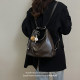Mankok Backpack Women's 2026 New Large Capacity Premium Texture Commuting Versatile Multi-Function Shoulder Bag