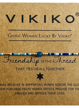 vikiko【友爱】串珠石榴石手链