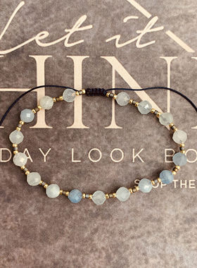 vikikobracelet天然海蓝宝手链