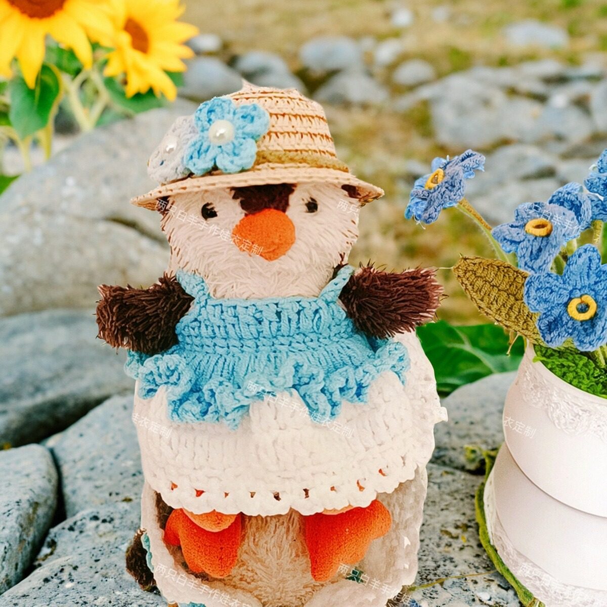 jellycat花生企鹅小衣服可爱帽子围巾手工钩织娃衣定制礼物适用,淘宝优惠券,粉丝福利购,淘宝优惠卷