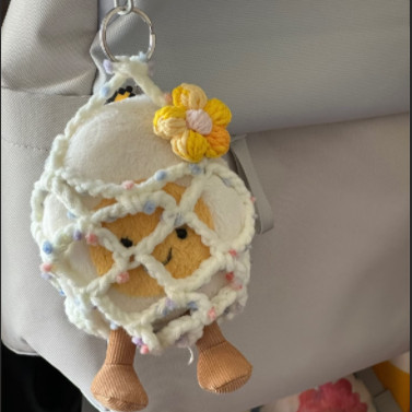 jellycat花生企鹅娃衣适用11cm23网兜出门斜挎背带背包手工钩织,淘宝优惠券,粉丝福利购,淘宝优惠卷