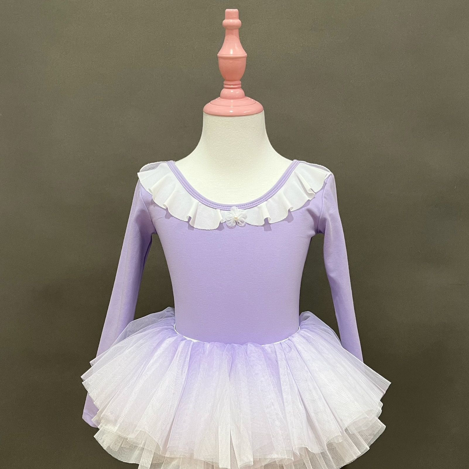 儿童女秋冬舞台可爱蝴蝶公主裙长袖舞蹈服练功裙演出服民族舞裙,淘宝优惠券,粉丝福利购,淘宝优惠卷