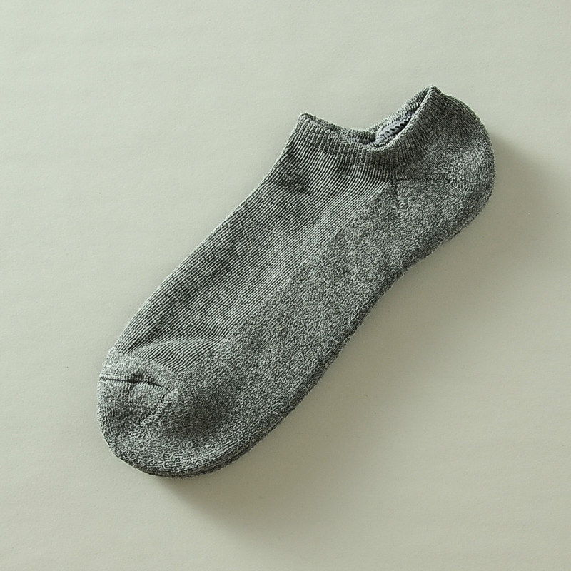 5双毛巾底加厚袜子短袜毛圈袜运动跑步船袜潮吸汗纯棉短筒白袜子,淘宝优惠券,粉丝福利购,淘宝优惠卷