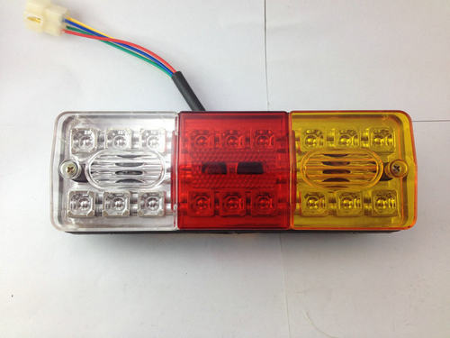 电动三轮车后尾灯插泡总成通用转向灯刹车灯行车灯12V48V60V70V - 图3