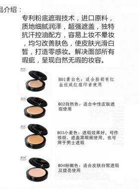 樱之郎丝滑塑颜遮瑕膏粉底膏无痕粉底霜抗汗控油影楼专业彩妆正品
