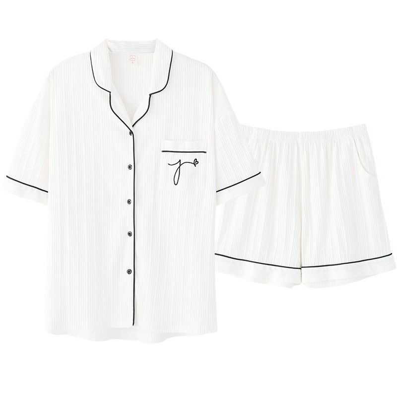 马克公主情侣夏季纯棉短袖ins睡衣 马克公主睡衣/家居服套装