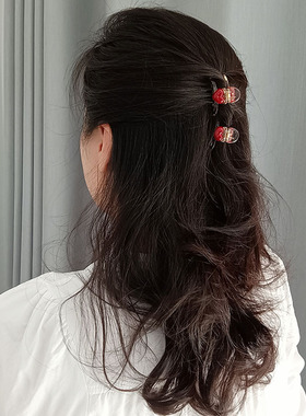 抓夹亚克力树脂甜美可爱少女风