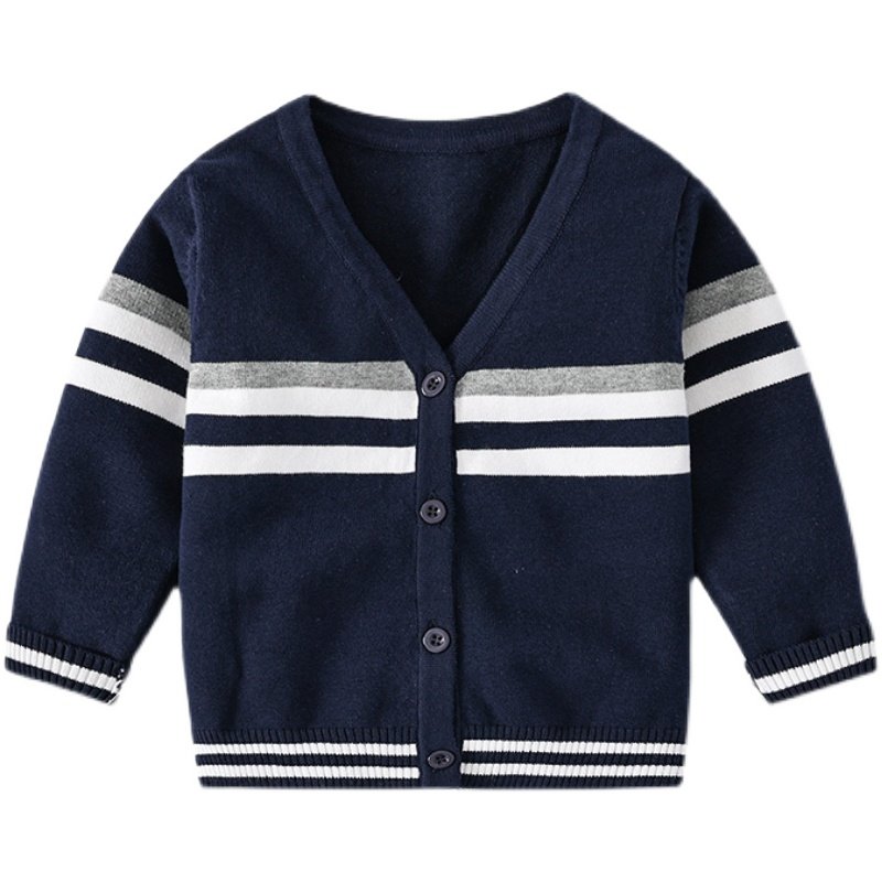 男童开衫2025新款韩版童装上衣宝宝毛衣针织衫时尚儿童针织外套潮,淘宝优惠券,粉丝福利购,淘宝优惠卷