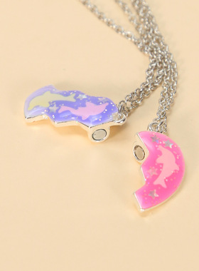 项链高颜值可磁吸十字链女合金