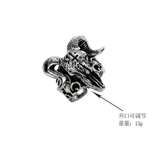 Кольцо черепа овец кандидат ада злой тотем сатановый уголок мужчина и выпускник женского европейского и американского панка ветер