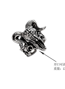 骷髅头戒指康斯坦丁地狱极恶欧美