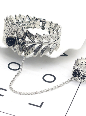 欧美风复古学生装饰品手链戒指