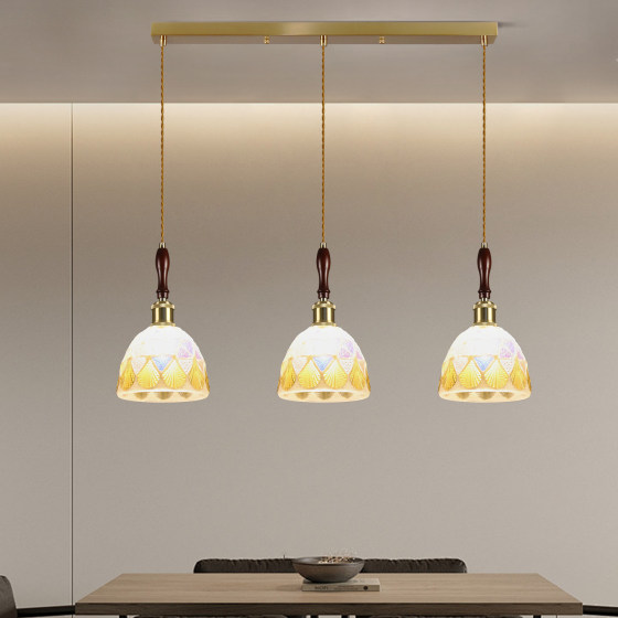 Symphony shell retro bar antique style restaurant chandelier