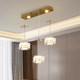 Light luxury modern simple bar restaurant crystal chandelier