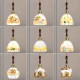Symphony shell retro bar antique style restaurant chandelier