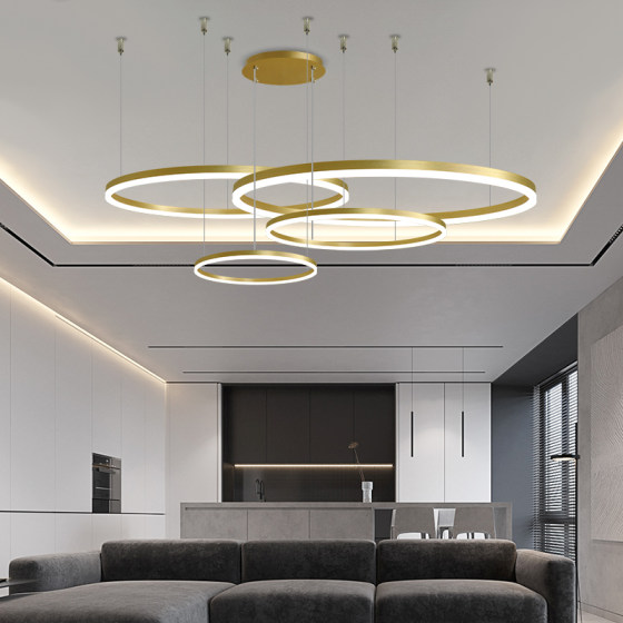 2026 new Nordic living room chandelier light luxury minimalist style