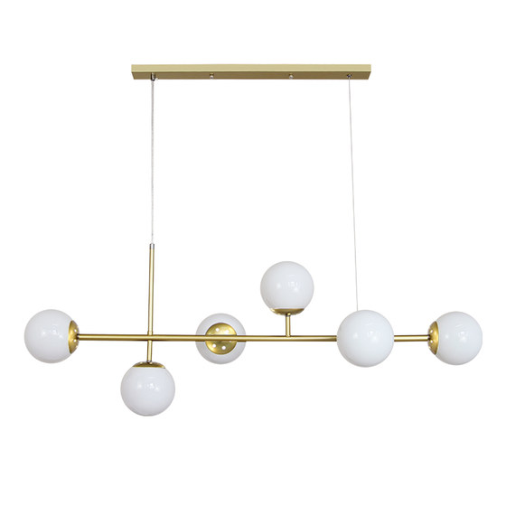 Nordic restaurant chandelier dining room living room magic bean strip light