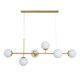 Nordic restaurant chandelier dining room living room magic bean strip light