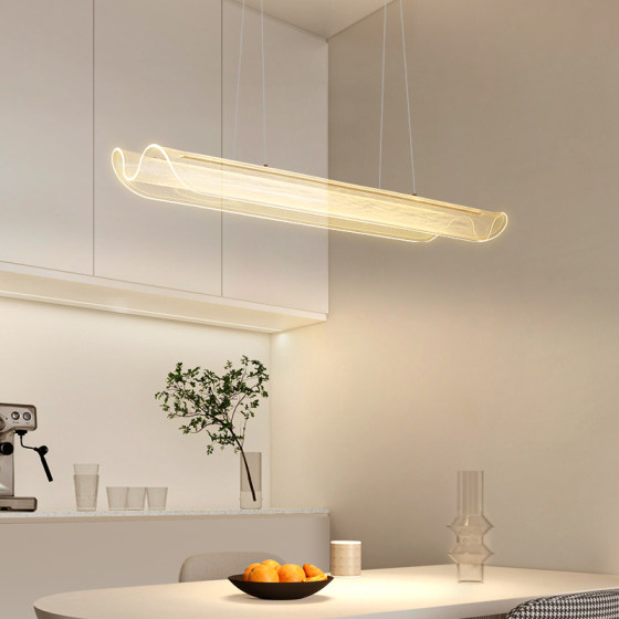 Light luxury post-modern bar table Nordic restaurant chandelier