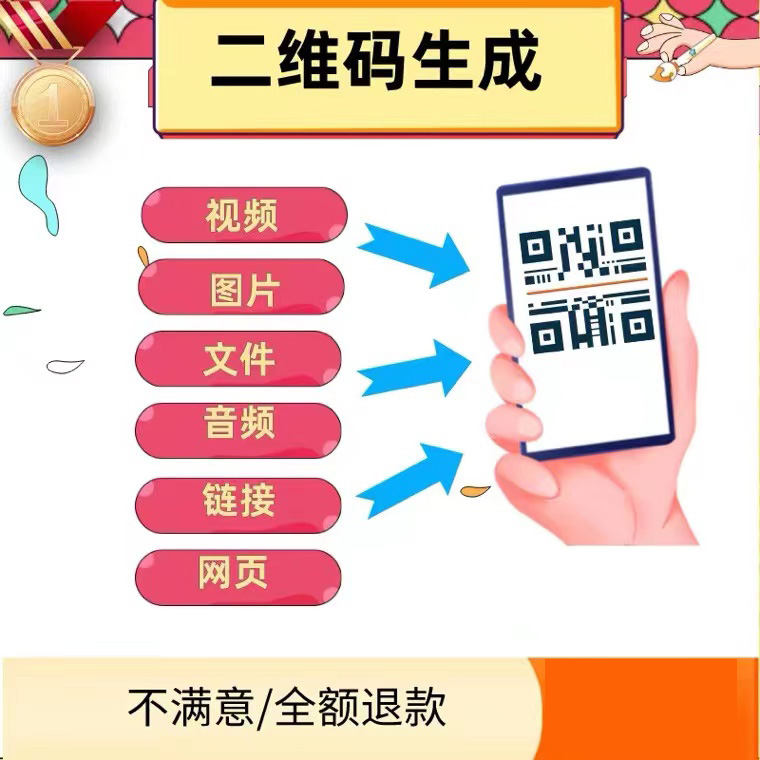 生成二维码视频音频图片转代制作链接内容修改图片文本网页定制码 - 图3