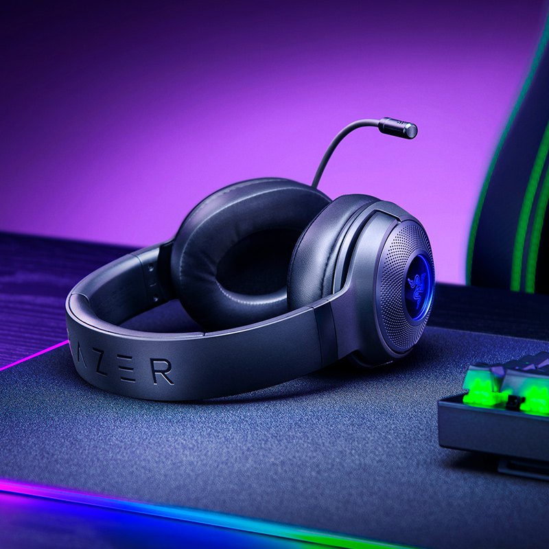 Razer雷蛇北海巨妖V3X 进化版头戴式7.1声道电竞游戏RGB灯光耳麦 - 图0