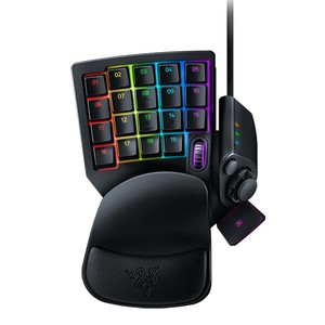 雷蛇Razer塔洛斯魔蝎V2专业版 电竞游戏键盘单手幻彩版吃鸡PC