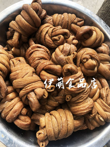 网红卤味捆肠猪套肠熟食250克非圈圈肠灌肠非无油羊捆肠 2袋包邮 - 图1