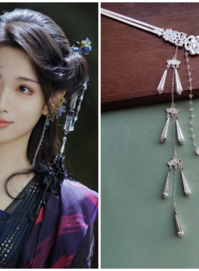 古风汉服仙女耳挂白月梵星代露娃茯苓同款耳环耳饰品耳挂耳坠耳线