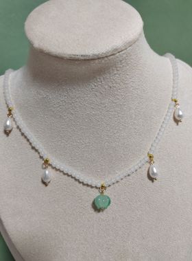 珠帘玉幕端午赵露思同款项链璎珞古法琉璃珠唐风宋制古风汉服项链