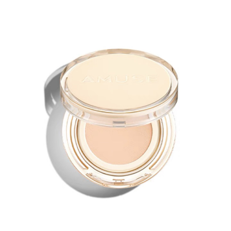 韩国AMUSE果冻气垫小粉盒奶霜黄盒粉底液细腻遮瑕持久保湿提亮,淘宝优惠券,粉丝福利购,淘宝优惠卷