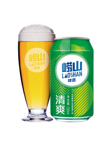 青岛崂山啤酒清爽系列330ml*20听 整箱啤酒囤货装 - 图3