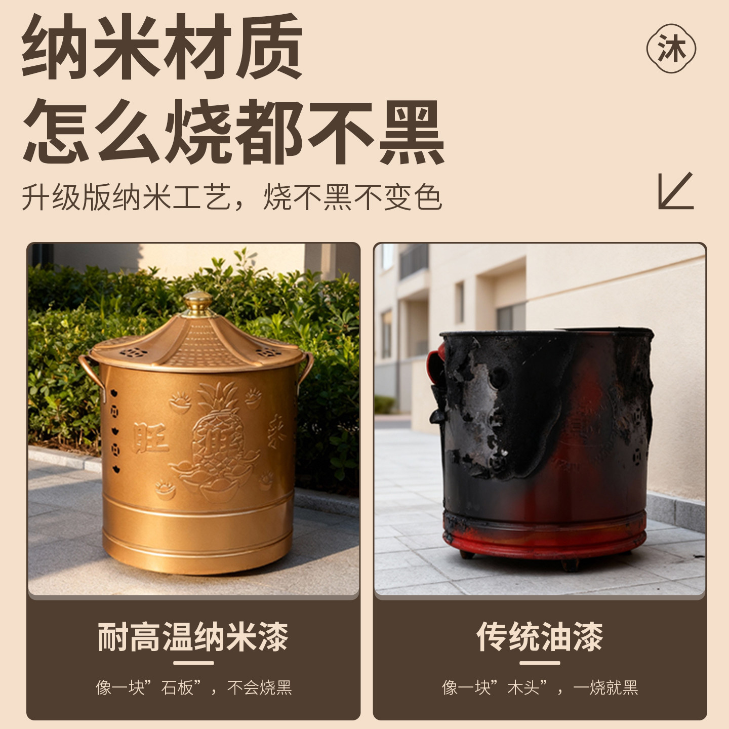 不锈钢烧纸桶金桶烧经桶家用锡箔元宝铁桶化宝桶聚宝盆焚烧炉金钱,淘宝优惠券,粉丝福利购,淘宝优惠卷