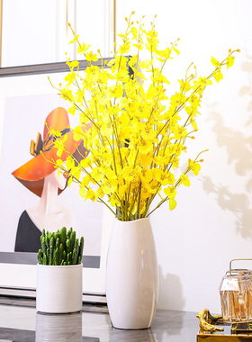 速发202款新高档花假花摆设客厅电视柜装饰摆件家居花插装饰品