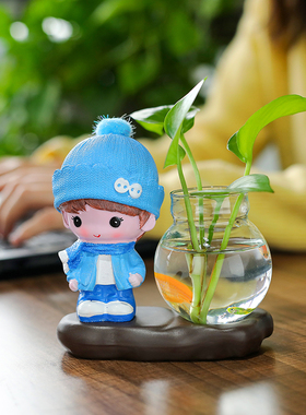 水培家居摆件办公室桌面ins北欧