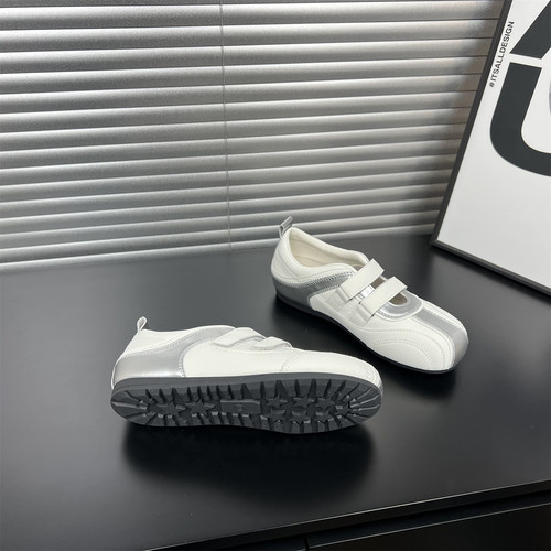 真皮内增高玛丽珍德训鞋女2026春夏新款浅口魔术贴芭蕾舞鞋休闲鞋 - 图2