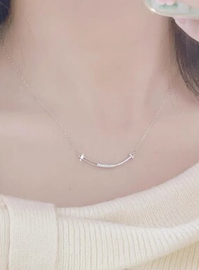 香港s999纯银项链设计师品牌轻奢小众女款锁骨链闺蜜女友生日礼物