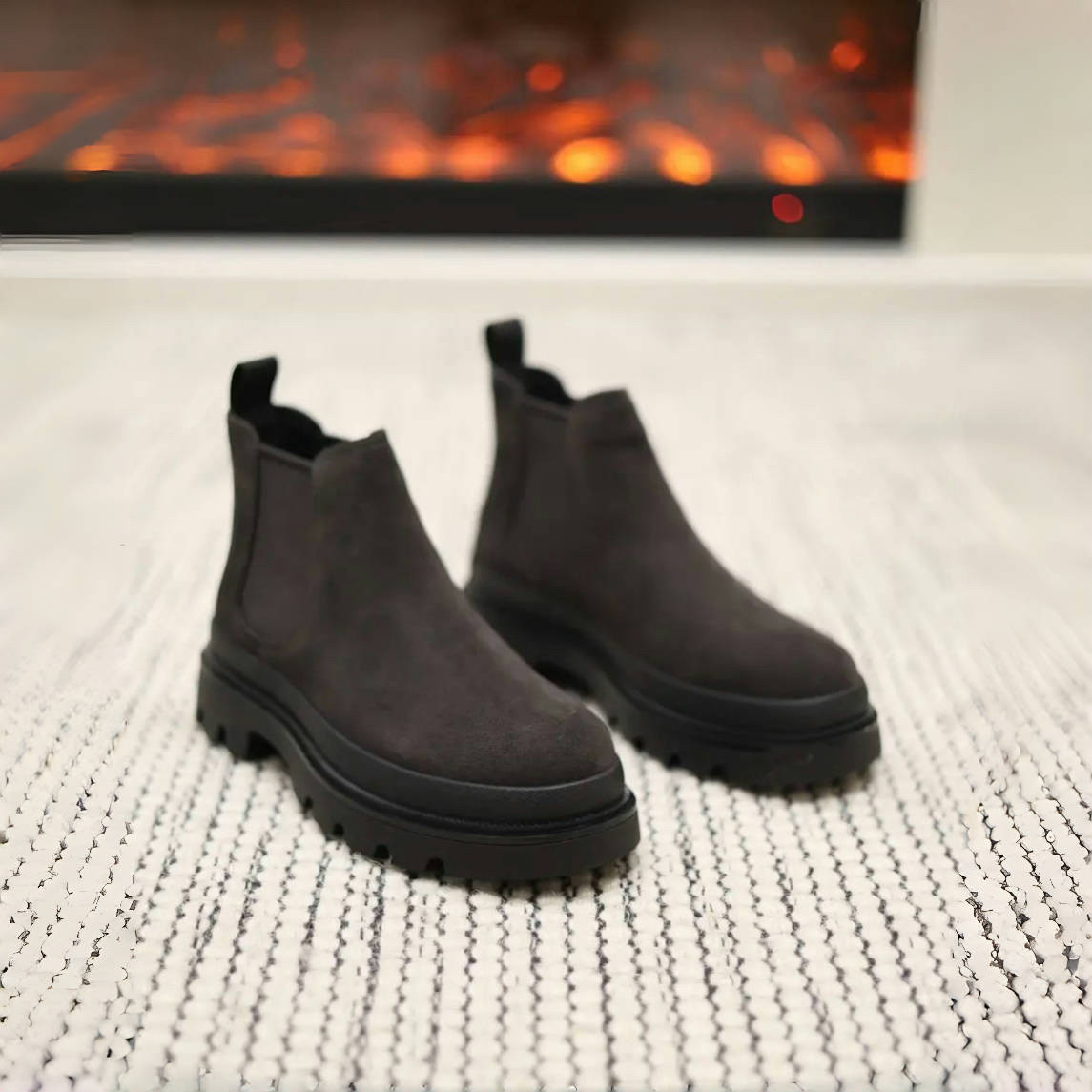 切尔西靴男冬季增高真皮高帮短靴厚底工装马丁靴男鞋绒里保暖棉鞋,淘宝优惠券,粉丝福利购,淘宝优惠卷