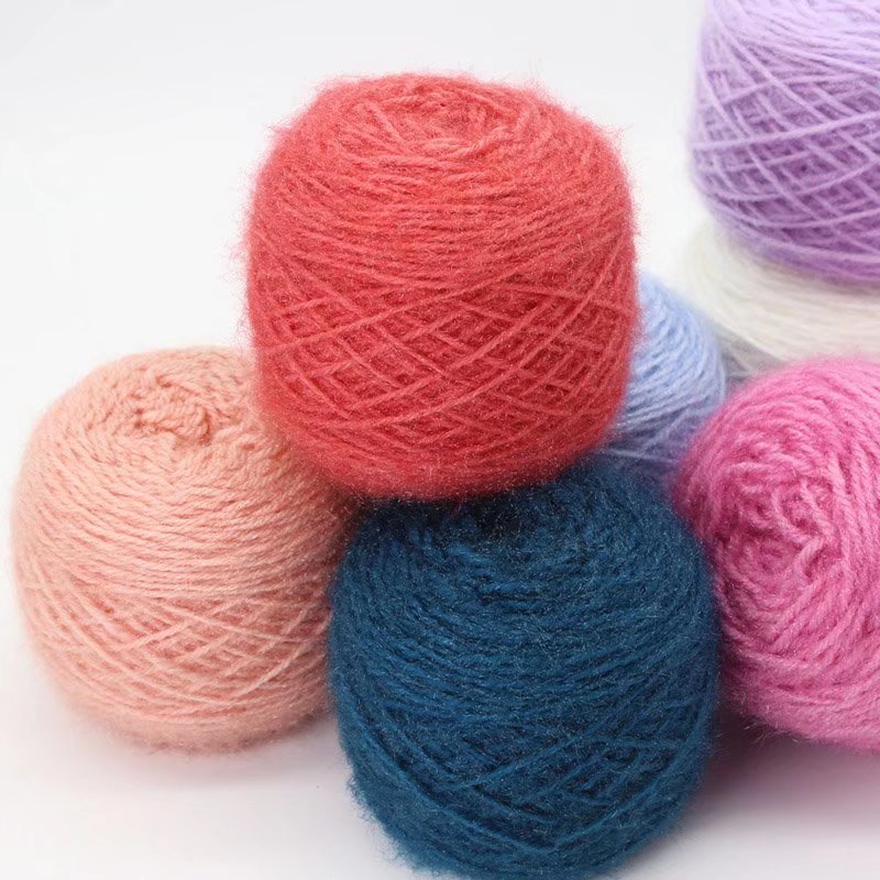 3两松鼠绒毛线团中粗线手工编织diy钩针勾帽子线毛衣材料宝宝绒线 - 图0