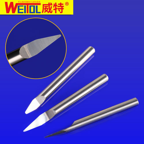 威特高精度3.175mm圆底尖刀金属浮雕刻字使用数控电脑雕刻机刀具 - 图1