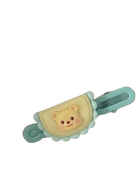 可爱黄油小熊发夹日系卡通鸭嘴夹甜美少女风侧边夹2元包邮小商品