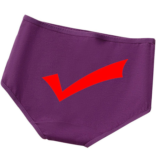 新款前后图女生高考紫腚对大红金榜题名中考逢考必过纯棉内裤裤衩 - 图3