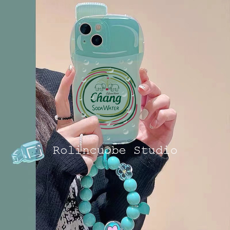 夏天气泡水苹果12 11带链条xr手机壳 龙龙数码配件手机保护套/壳